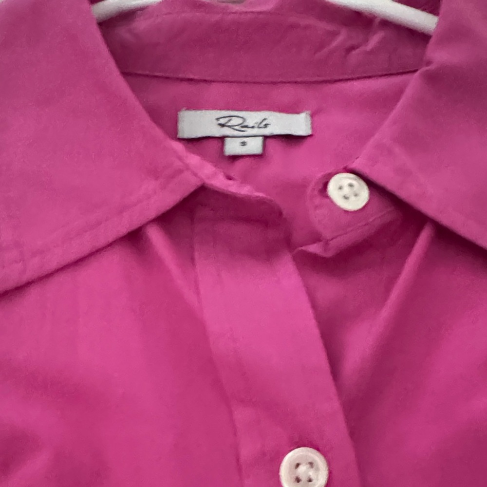 Rails Fuchsia Button Down Shirt